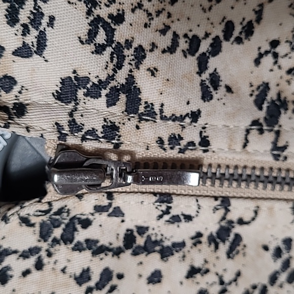 SZ12 Snakeskin Printed Cotton Zipper Blazer ConradC Jacket - Picture 5 of 11